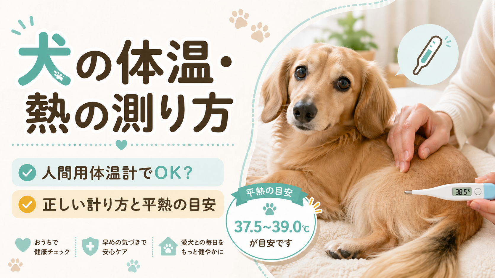 犬 熱 測り 方